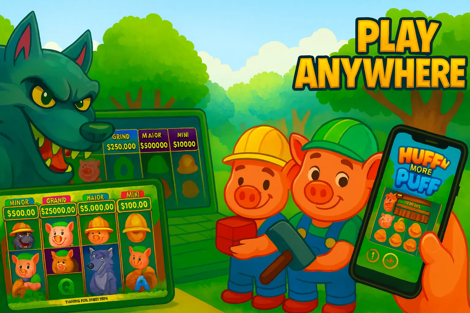 Huff N' More Puff App Play anywhere